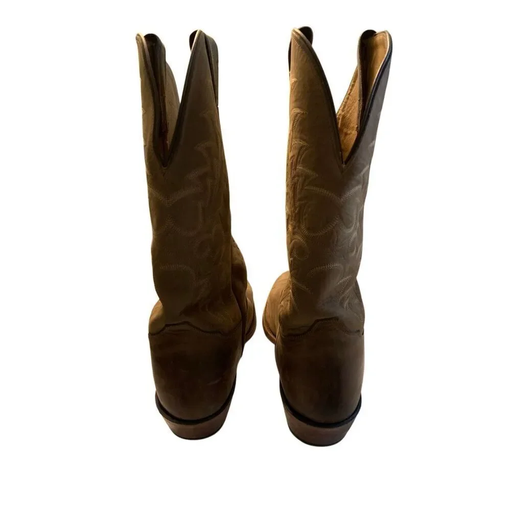 Tony Lama Cowboy boots western leather men's size 14 EEE